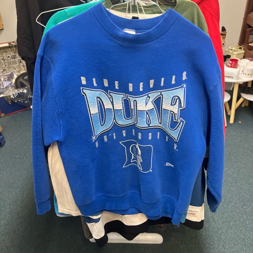 Vintage Salem Sportswear Duke Blue Devils Vintage Sweatshirt Size Large
